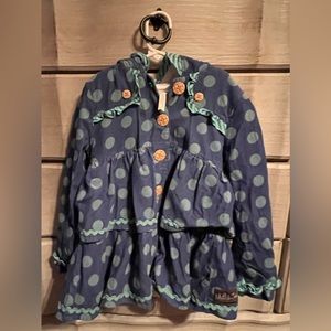 Adorable size 10 Matilda Jane coat with warm fleece